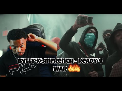 American Reacts To Toronto Rappers Bvlly ft. 3MFrench - Ready For War