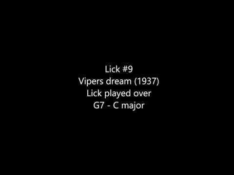 Django Reinhardt lick selection -  Lick 9 - Vipers dream (gypsy jazz lesson)