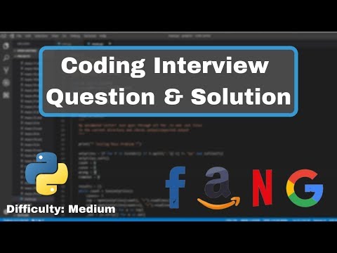 Python Coding Interview Practice - Difficulty: Medium