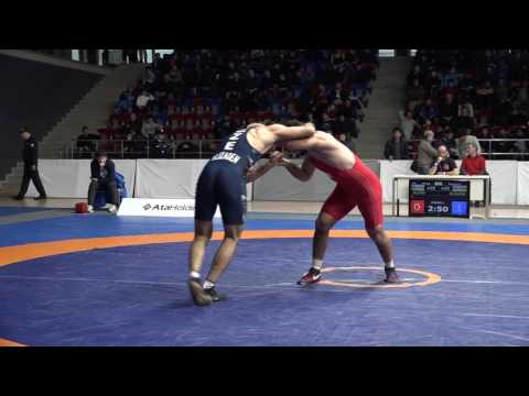 AzÇ-2017: Kənan Əliyev - Sənan Əlizadə / 86 kq, bürünc medal görüşü