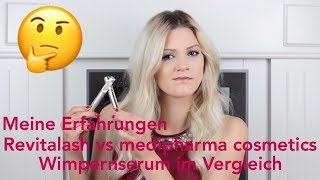 RevitaLash vs medipharma cosmetics / Wimpernserum im Vergleich / LindasBeautyVLog