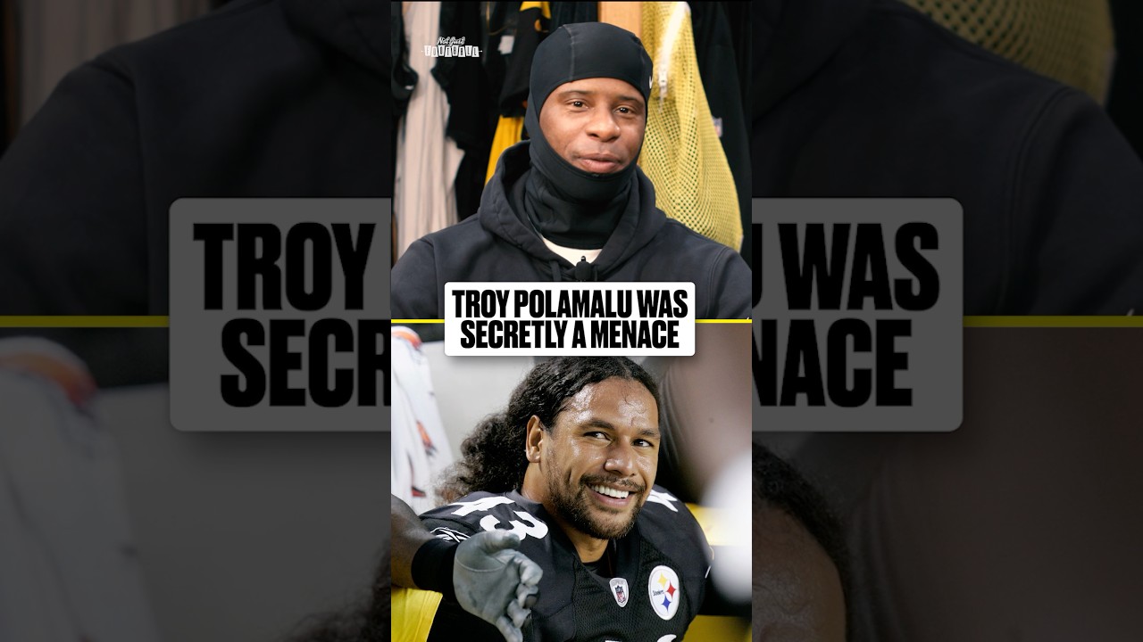 There’s two Troy Polamalu’s out there 🎭😈😂 #steelers #troypolamalu #nfl