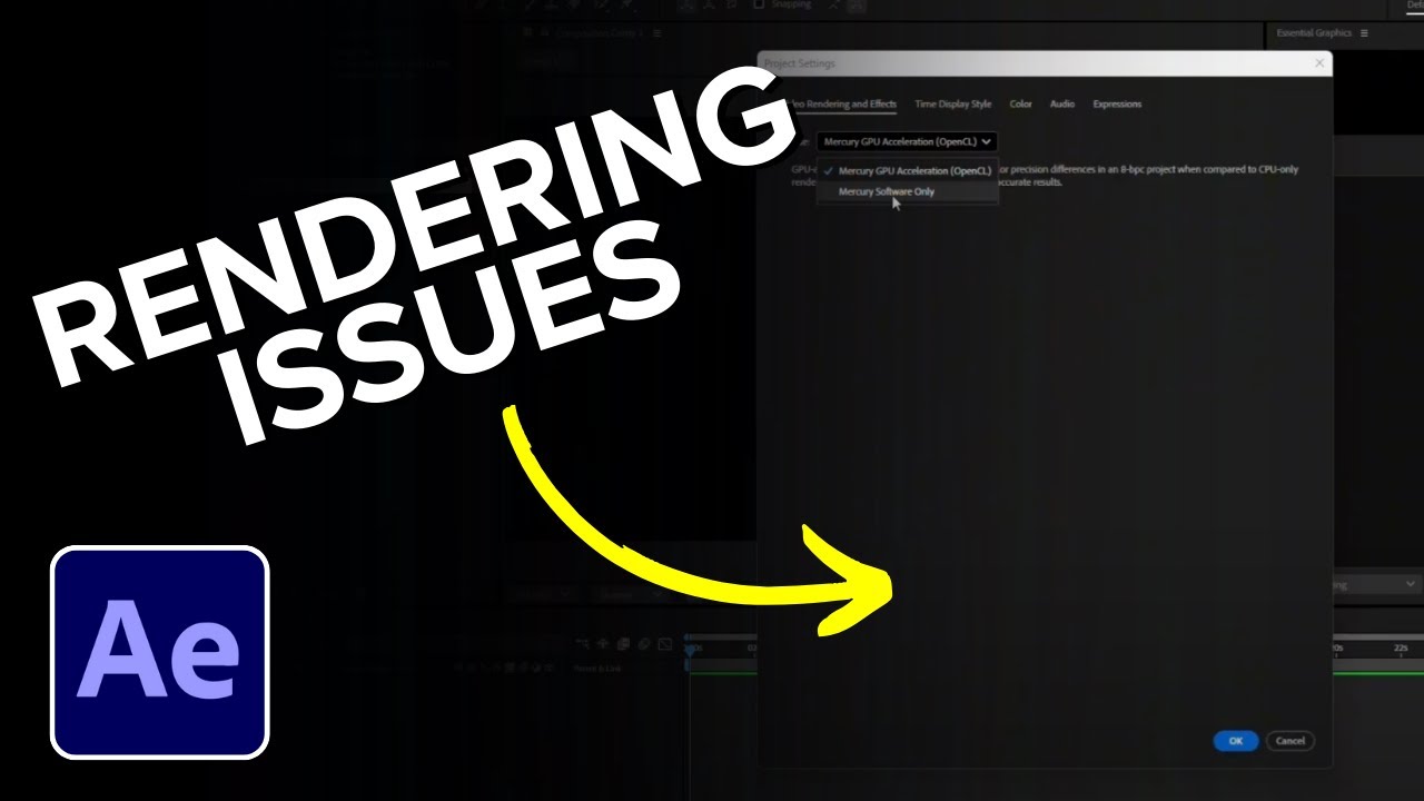 After Effects: Not Rendering Properly? Here’s How to Fix It!