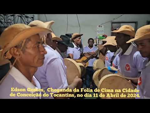 Edson Gomes,  Cheganda da Folia de Cima na Cidade de Conceição do Tocantins, no dia 11/04/2024.