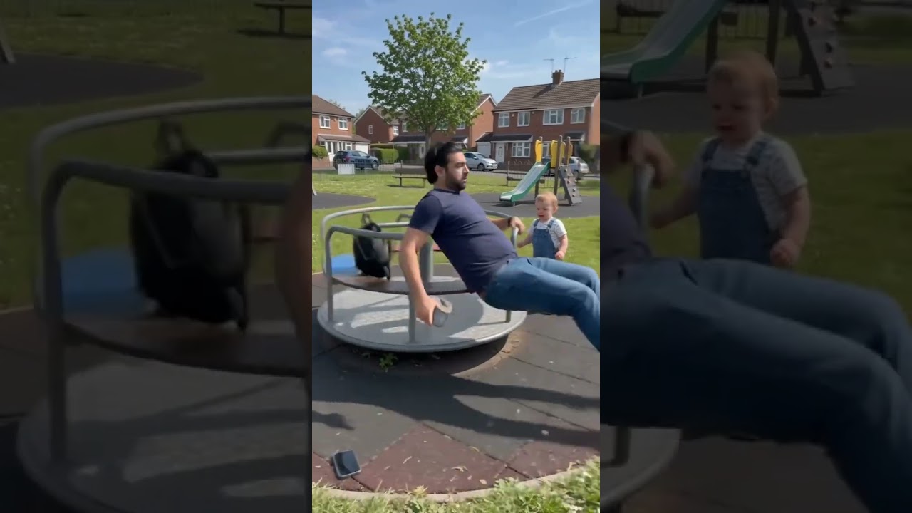 Sat on the Park Roundabout to Rest and a Toddler Sent Me Into Orbit 😵