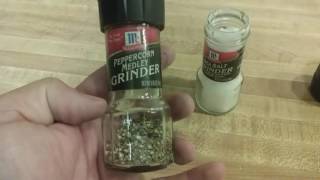 How to easily refill McCormick salt and pepper grinders