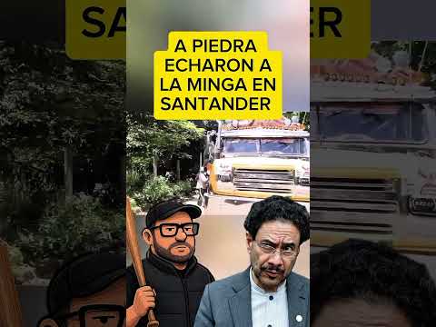 El pueblo de Santander se aburrió de la minga petrista (video completo en el enlace ⬆️) #politica