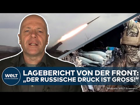 UKRAINE-KRIEG: Russische Truppen im Osten auf Vormarsch - aber rund um Awdijiwka nur langsam!
