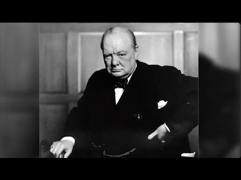 Someone stole a famous Winston Churchill painting from a Canadian landmark