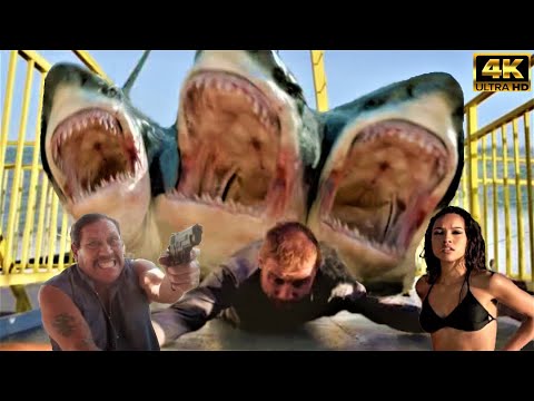 3 Headed Shark Attack - Gli Attacchi e la Morte dello Squalo con 3 Teste (Scena Finale) (4K)