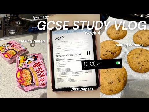 *realistic* GCSE STUDY VLOG | 2 exams left.., making flashcards, english lang on EID, baking + Q&A