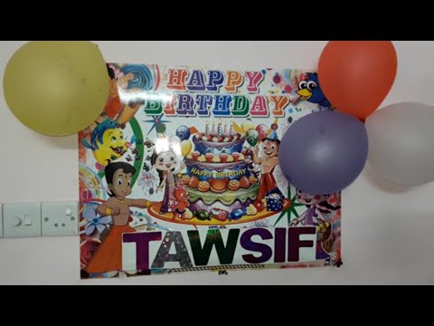 Happy birthday to Tawsif