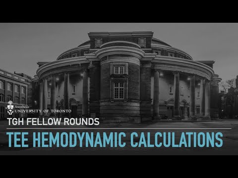 TGH APTE Week 6 - Hemodynamic Calculations, Jacobo Moreno