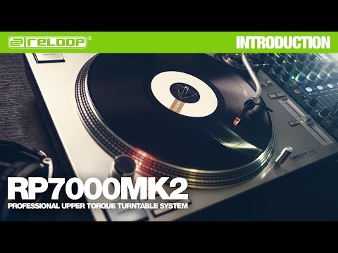 Reloop RP7000 MKII MK2 Black con Ortofon Concorde MK2 MKII DJ