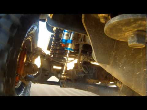 Testing King Shocks front view