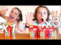 I ATE 3x MY SISTER'S DIET FOR A DAY Challenge w/ The Norris Nuts