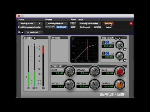 How To Use a Compressor in Pro Tools
