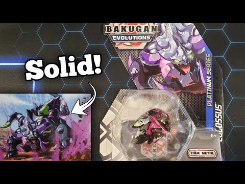 Bakugan Platinum Darkus Colossus Opening!! (Evolutions)