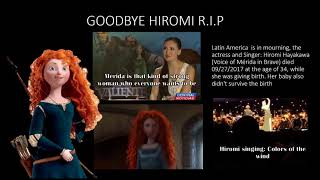 Hiromi Hayakawa (Latin American voice of Mérida) R.I.P