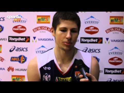 SportoTV.lt: NKL Kauno "Žalgiris2" - Jonavos "Petrochema" atstovų komentarai. 2015 03 19