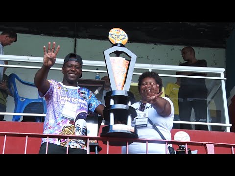 Sem barracão, Bola Branca faz festa tímida após vencer o desfile do Grupo A