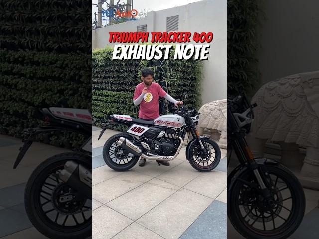 Triumph Tracker 400: Exhaust Note