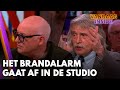 Brandalarm gaat af in Vandaag Inside-studio; Johan gaat stoïcijns door | VANDAAG INSIDE