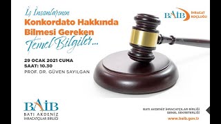 İş İnsanlarının Konkordato Hakkında Bilmesi Gereken Temel Bilgiler #İhracatKoçlu