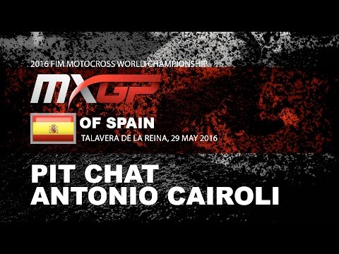 Pit Chat with Tony Cairoli MXGP of Spain Talavera de la Reina 2016 - motocross
