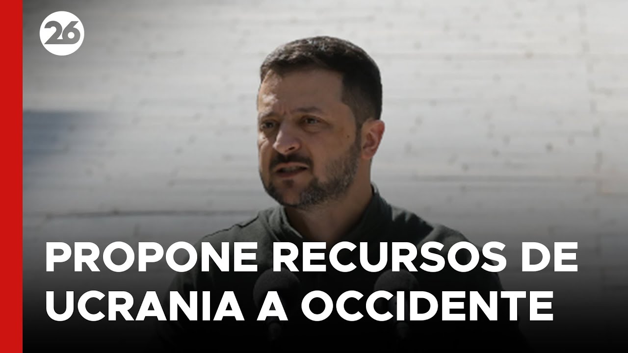 Zelenski ofrece recursos naturales de Ucrania a Occidente