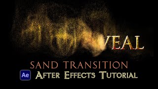 Text to Sand Transition - After Effects Tutorial (No Plugins)