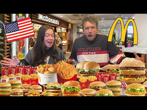 🍔🍟PROVO IL MCDONALD’S AMERICANO per la PRIMA VOLTA! w/Pierino PirlasV