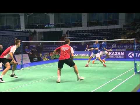 Amazing deceptions and crazy trickshots - badminton europe men's team championships 2016