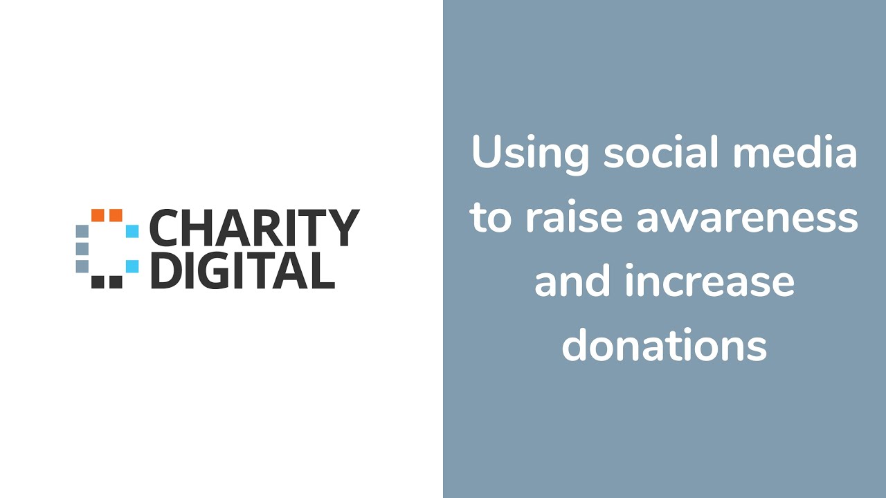 Using social media to raise awareness and increase donations | Webinar