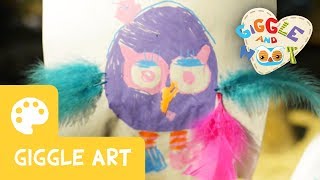 Giggle and Hoot: Flying Owls | Giggle Art