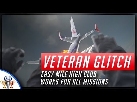 EASY Call of Duty Modern Warfare Remastered Veteran Mile High Club Glitch - Earn Veteran on Recruit