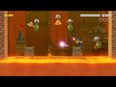 Super Mario Maker 2 - The Bridge Of Rising Lava by Poolzilla - No Commentary