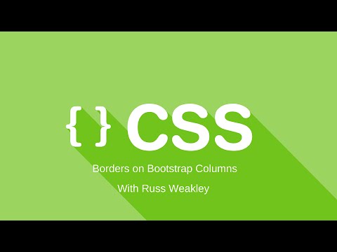 Borders on Bootstrap Columns