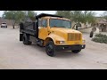 2001 International 4700 10' 5-7 yard dump truck 50k miles