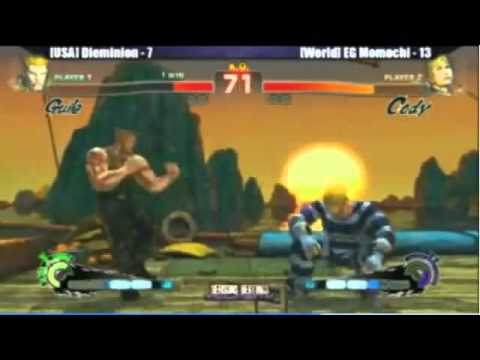 SSFIV AE Season's Beatings Velocity - Momochi (Cody) Vs Dieminion (Guile)