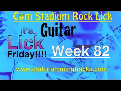 Guitar Lick Lick Friday Week 82 - 80's Arena rock - Sambora style