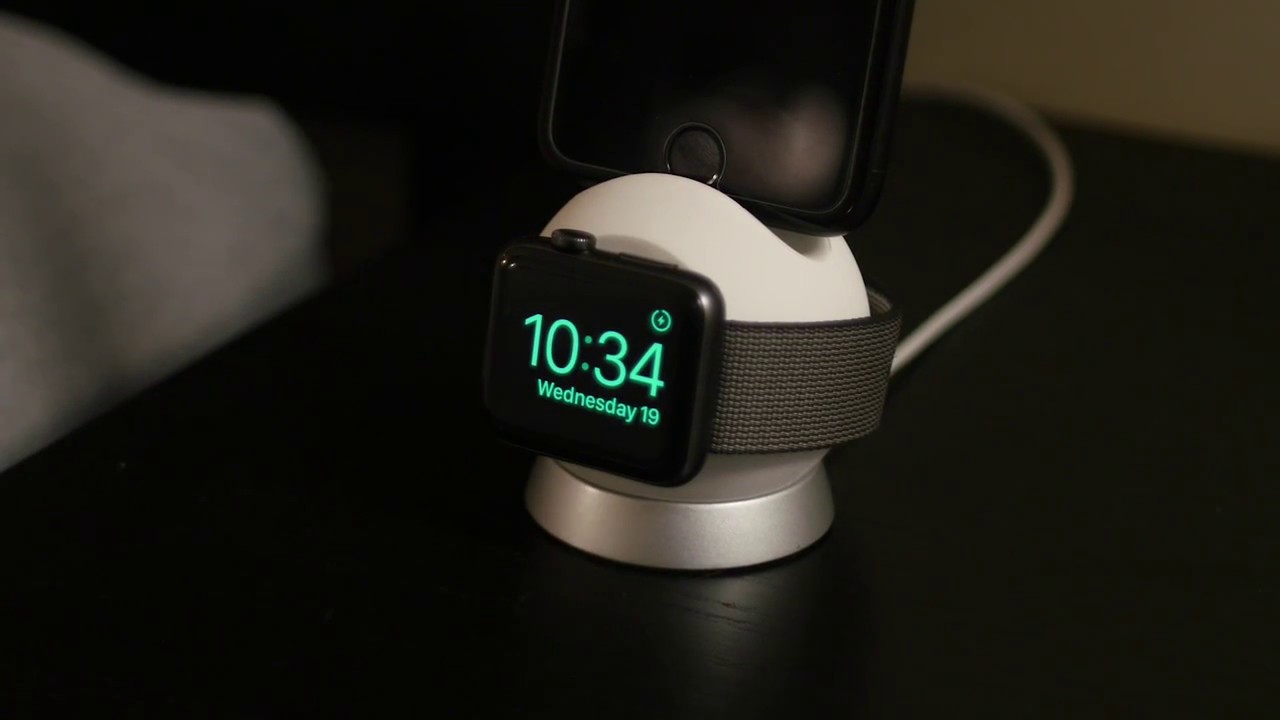 OmniBolt Apple Watch + iPhone Charging Stand (Graphite) video thumbnail