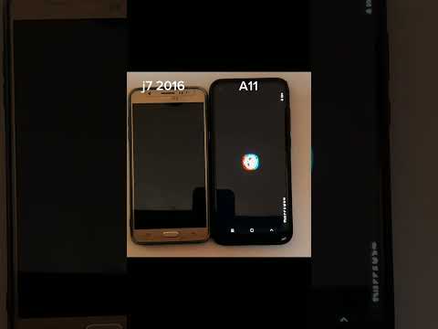 Galaxy A11 vs Galaxy j7 2016 🗿🤡 #samsung #samsunggalaxy #samsung