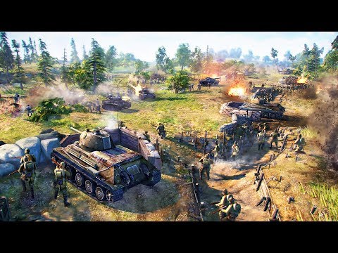 RED ARMY DEFENSE FALLS TO GERMAN ADVANCE 1944 | Blitzkrieg II: Fall of the Reich Gameplay
