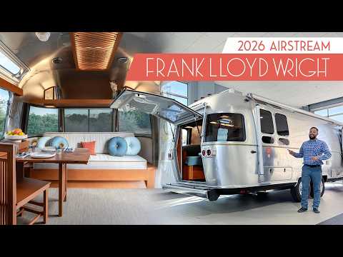The Most Stunning Airstream Ever: Frank Lloyd Wright Limited Edition