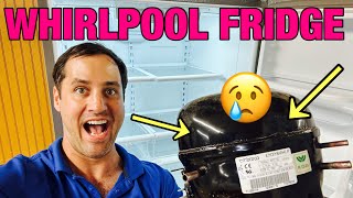 This Whirlpool Bottom Freezer Refrigerator Isn’t Cooling | Quick Compressor Swap | WRB322DMBM00