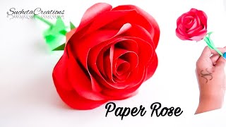 Valentine's Day Rose🌹 For Boyfriend | Valentine day gift ideas 2022 | How to make paper rose at home