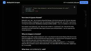 BizBuySell Scraper — Apify Actor Walkthrough