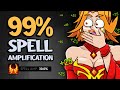 Lina with 99.86% Spell Amp!