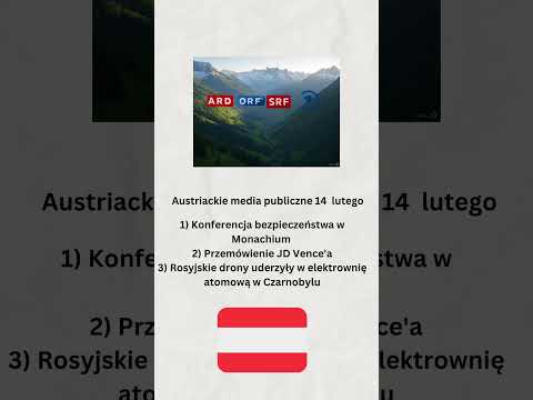 Austriackie media publiczne 14 lutego